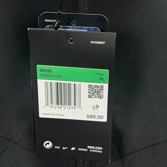 NWT Nike Kentucky Wildcats Men's Black UK NCAA Basketball Football Jacket XL - Picture 8 of 9